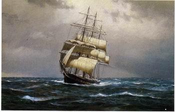 unknow artist Seascape, boats, ships and warships. 109 Germany oil painting art
